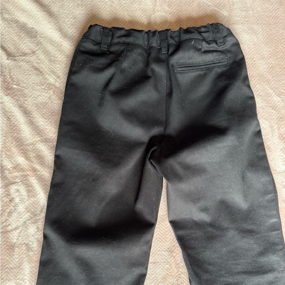 French Toast boys Adjustable Waist Relaxed Fit Pants, Dark Black - size 12 - Picture 8 of 9